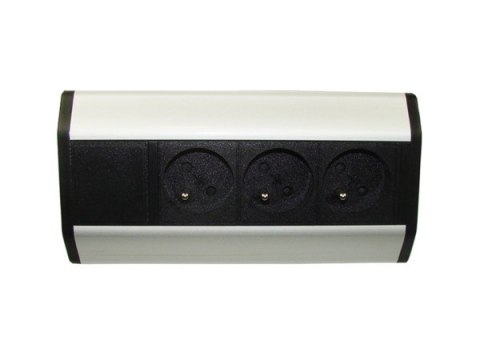 Listwa zasilająca Cabe narożna 3 gniazda zasilaj
