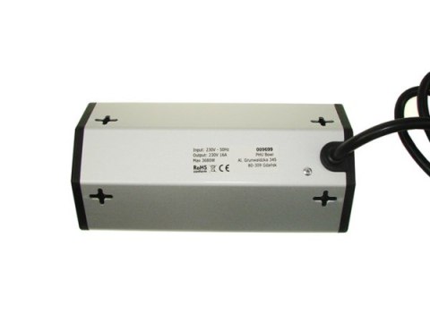 Listwa zasilająca Cabe narożna 3 gniazda zasilaj