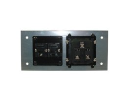 Media port Cova 1*230V 1*RJ45 1*RJ11 srebrny