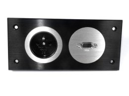 Media port Cova 1*230V 1*VGA