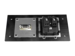 Media port Cova 1*230V 1*VGA