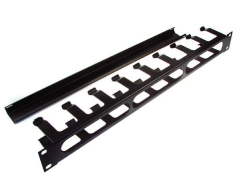 Organizator kabli 1U 8 uchwytów metal