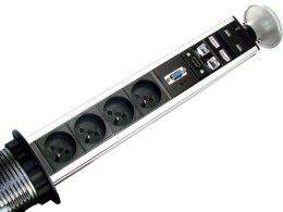 Power port COLUMN 4*Gn zasila HDMI,USB VGA RJ45*2