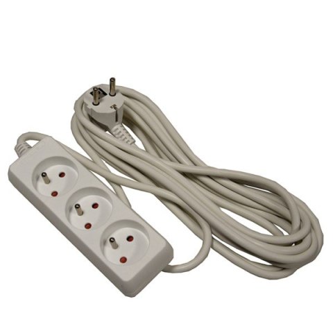 Przedłużacz 3 gniazda 5m