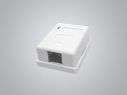 Puszka natynkowa cat6 1x RJ-45 UTP zatrzaskowa