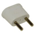 Redukcja wtyk PL/gniazdo USA AC biała --