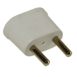 Redukcja wtyk PL/gniazdo USA AC biała --