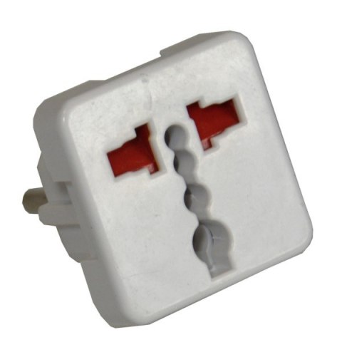 Redukcja wtyk PL/gniazdo uniwersalne biała --