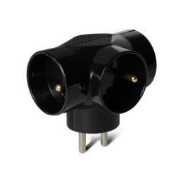 Rozgałęźnik elektryczny 3*16A czarny