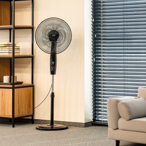 Wentylator stojący sterowany pilotem TEESA , czarny Teesa