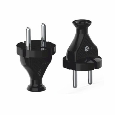 Wtyczka prosta rozbieralna 2p, 10A, 250V, Kl. II c