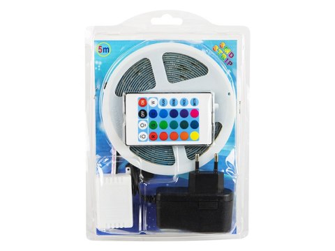 RGB 2835 5m/300 LED páskový kit ovladač+vodotěsný proužek napájecího zdroje Vyfouknutí