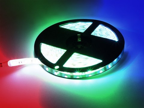 RGB 5050 5m/300 LED páskový kit ovladač+vodotěsný proužek napájení Blow