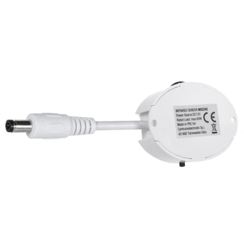 Czujnik ruchu PIR Maclean, na podczerwień, do taśm LEDowych, 12V DC, max. 60W, MCE242 Maclean