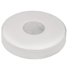 Czujnik ruchu PIR okrągły natynkowy biały IP65