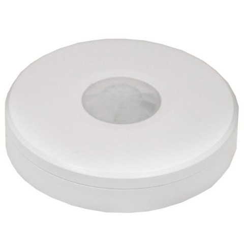 Czujnik ruchu PIR okrągły natynkowy biały IP65