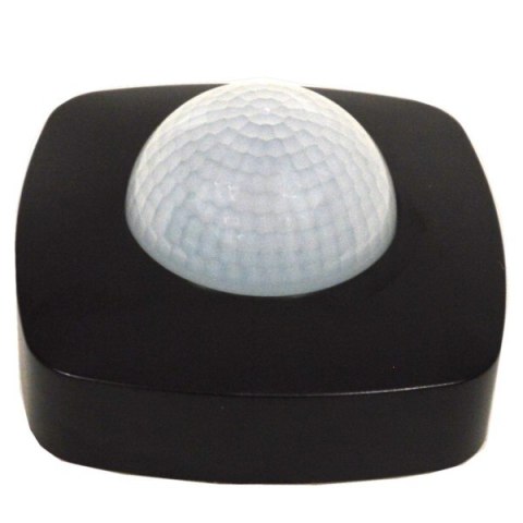 Czujnik ruchu i OBECNOŚCI PIR 12m IP20 czarny