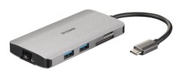 D-Link DUB-M810 stacja dokująca Przewodowa USB 3.2 Gen 1 (3.1 Gen 1) Type-C Aluminium D-Link