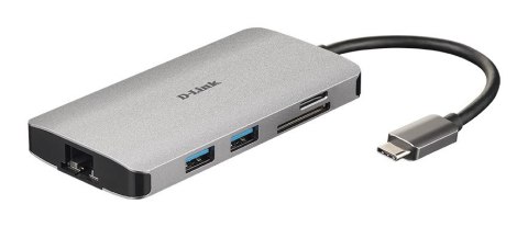 D-Link DUB-M810 stacja dokująca Przewodowa USB 3.2 Gen 1 (3.1 Gen 1) Type-C Aluminium D-Link