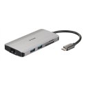 D-Link DUB-M810 stacja dokująca Przewodowa USB 3.2 Gen 1 (3.1 Gen 1) Type-C Aluminium D-Link