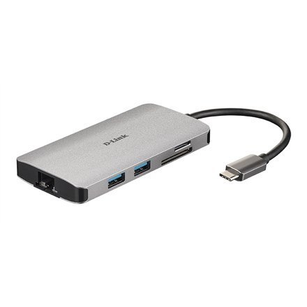 D-Link DUB-M810 stacja dokująca Przewodowa USB 3.2 Gen 1 (3.1 Gen 1) Type-C Aluminium D-Link