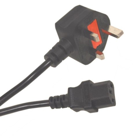 Kabel zasilający komputerowy z wtyczką UK 1,5m