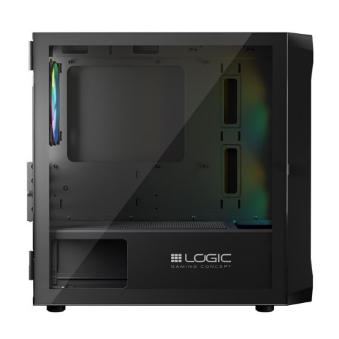 LOGIC OBUDOWA PORTOS ARGB MINI USB 3.0 BLACK LOGIC