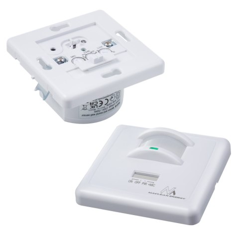 MCE18 Czujnik ruchu i dzwięku ścienny pir mic Maclean Energy Maclean