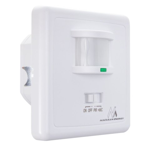 MCE18 Czujnik ruchu i dzwięku ścienny pir mic Maclean Energy Maclean