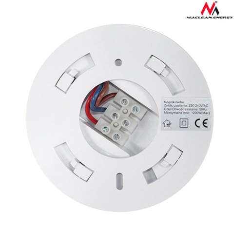 MCE19 Stropní Pir pohybový senzor Maclean Energy 1200W Range 6m Maclean