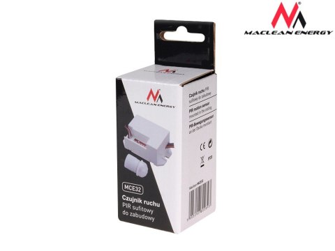 MCE32 Czujnik ruchu pir z zewnetrznym sensorem 800W Maclean