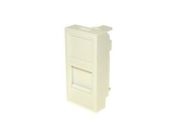 Mocowanie 1x z klapką do keystone 22,5x45mm