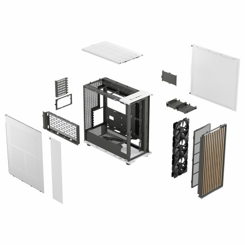 Obudowa Fractal Design FD-C-NOR1X-03 North XL Chalk White Midi Tower Biała FRACTAL DESIGN