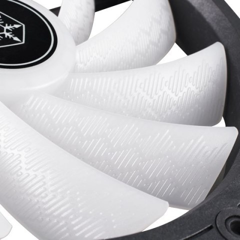 Silverstone Shark Force 160 ARGB Obudowa komputera Wentylator Czarny, Biały 1 szt. SilverStone