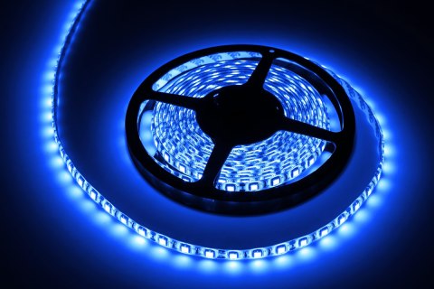 Sznur diodowy 5m Rebel (300x5050) niebieski, wodoodporny 12v Rebel