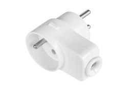 Wtyczka kątowa z gniazdem i uziemieniem WTG-10 ELGOTECH