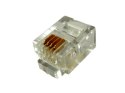 Wtyk modularny 6P4C RJ11 op/100