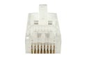 Wtyk modularny 8P8C RJ45 okrągły drut op/100