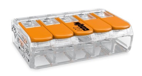 Złączka WAGO 221-415 uniwersalna linka, drut 5x0,2