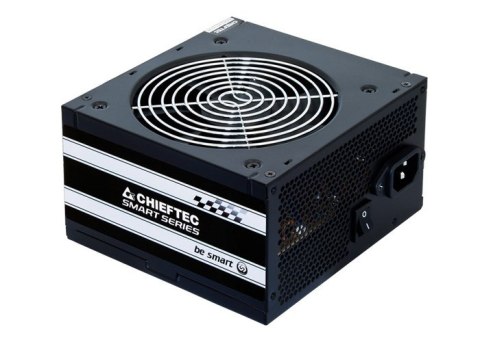 Chieftec Smart GPS-500A8 moduł zasilaczy 500 W 20+4 pin ATX ATX Czarny Chieftec