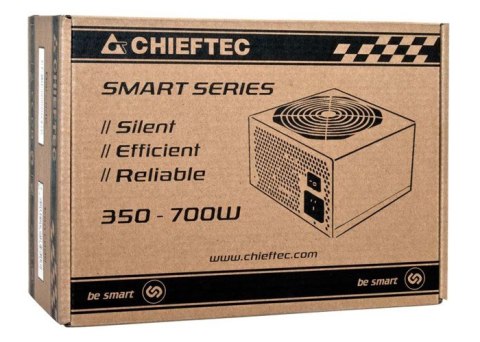 Chieftec Smart GPS-500A8 moduł zasilaczy 500 W 20+4 pin ATX ATX Czarny Chieftec