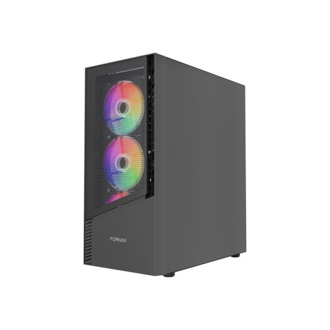 GEMBIRD OBUDOWA FORNAX 4300 MIDI-TOWER (2X USB 3.1, 1X USB 2.0) 4X FAN, CZARNA GEMBIRD