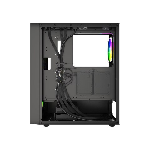 GEMBIRD OBUDOWA FORNAX 4300 MIDI-TOWER (2X USB 3.1, 1X USB 2.0) 4X FAN, CZARNA GEMBIRD