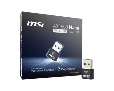 Karta sieciowa MSI 302-8ZE30XE-000 NANO. Wifi 6 MSI