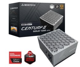 MONTECH Zasilacz Century II 1200W 80+ Złoty ATX 3.1 Srebrny Montech