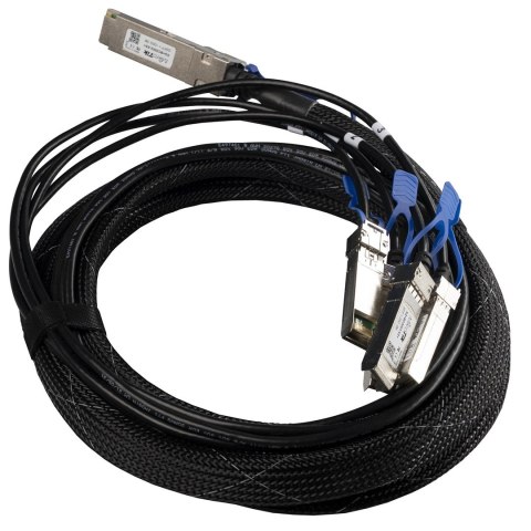 Mikrotik XQ+BC0003-XS+ kabel InfiniBand 3 m QSFP28 4x SFP28 Czarny, Chrom MikroTik