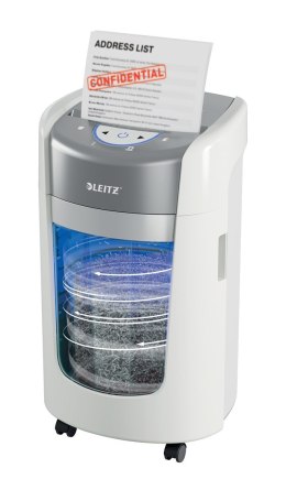 Niszczarka Leitz IQ OptiMax Home Office 225, 15l, P5, 6 kartek, Automatyczny Start/Stop, Funkcja cofania, Obrotowy pojemnik - 33 LEITZ