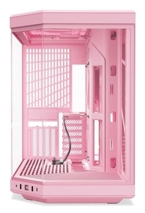 Obudowa Hyte Y70 Midi-Tower z hartowanym szkłem w kolorze Strawberry Milk Hyte