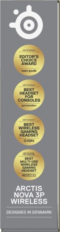 Słuchawki Steelseries Arctis Nova 3P Wireless do Playstation, Levander SteelSeries
