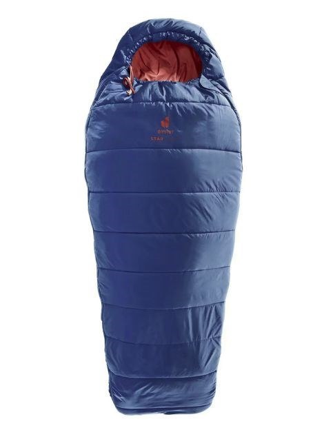 Śpiwór dziecięcy Deuter Starlight SQ (130-170 cm) - nightblue/redwood Deuter
